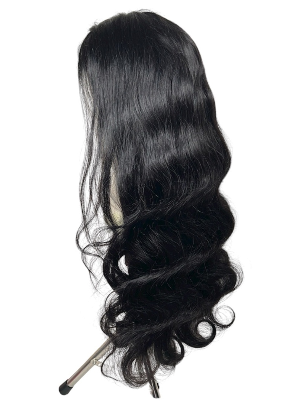 Natural Black Body Wave Human Hair Wear and Go Glueless 20 Inch Wig